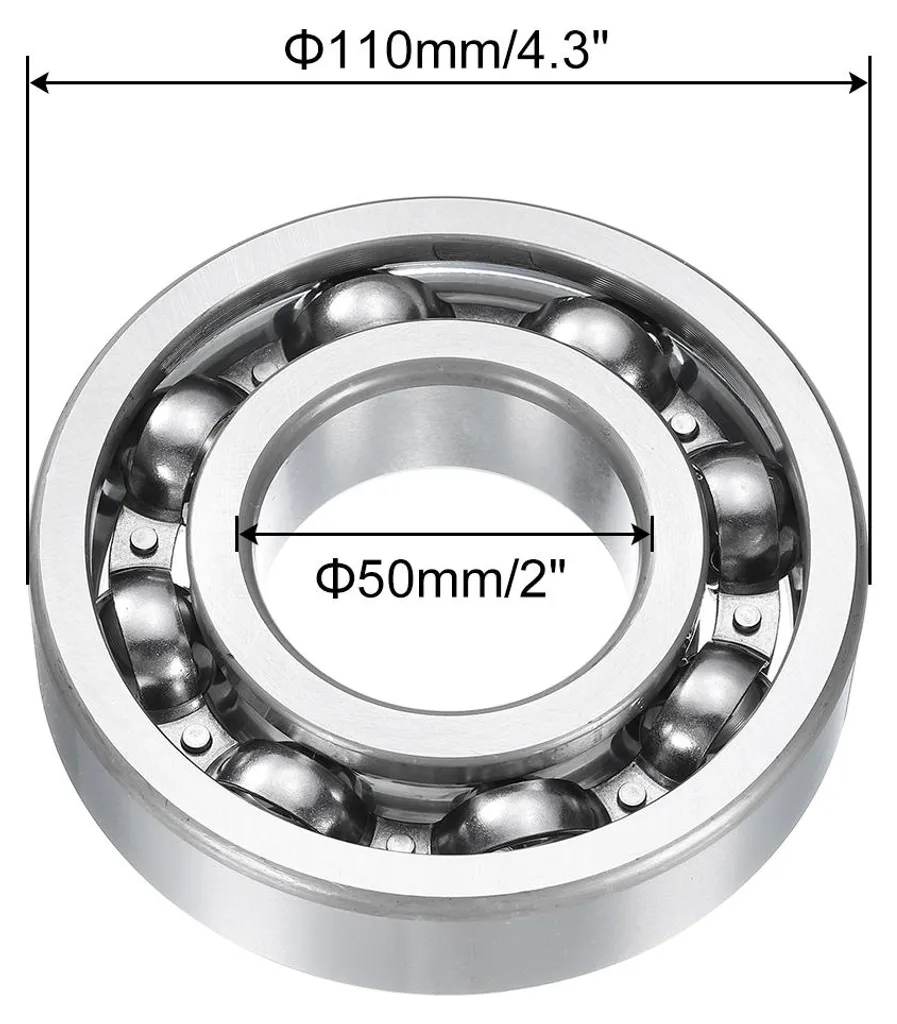 Roulement à billes 6310 C3 50x110x27mm en acier chrome haute précision