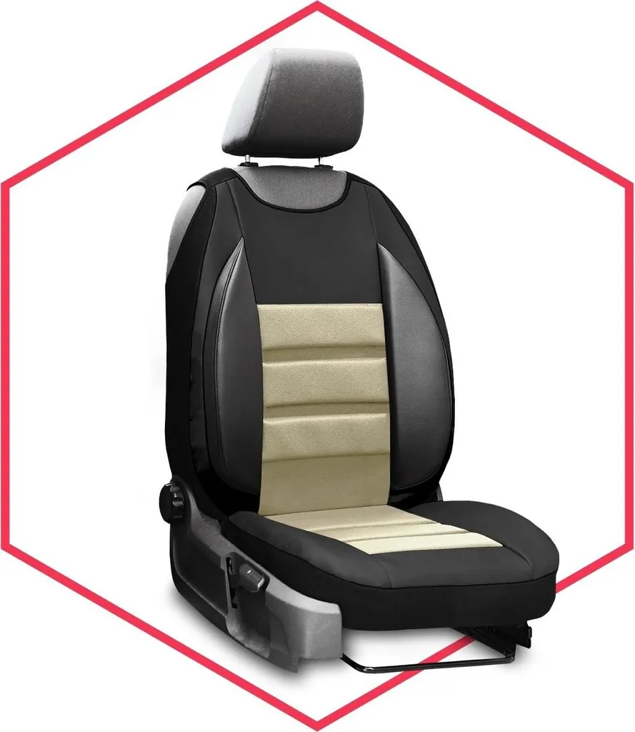 Coprisedili auto Coprisedili universali Coprisedili per Opel Corsa Beige - 10