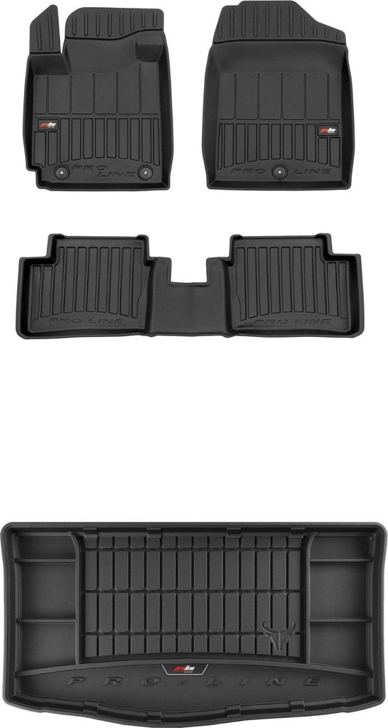 FROGUM 3D Gummimatten und Kofferraummatte für Kia Picanto III ab 2017