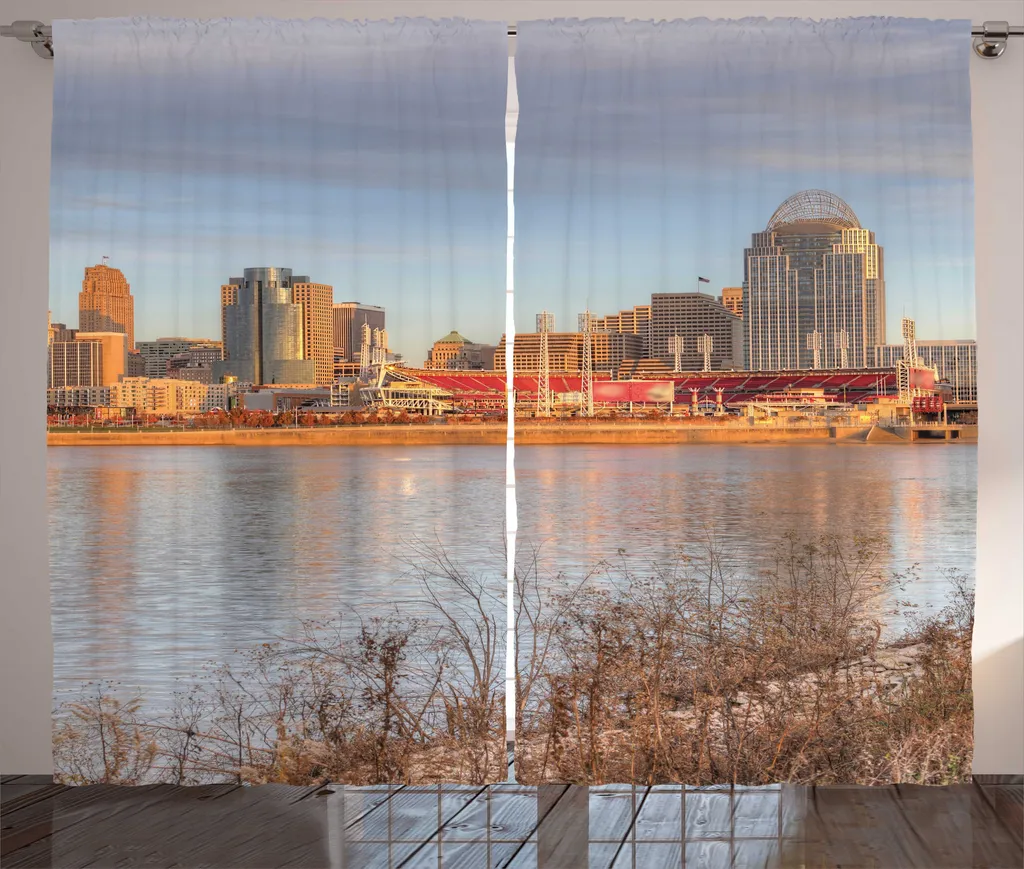Tenda Camera ABAKUHAUS Cincinnati City River 280x175 cm Rustica