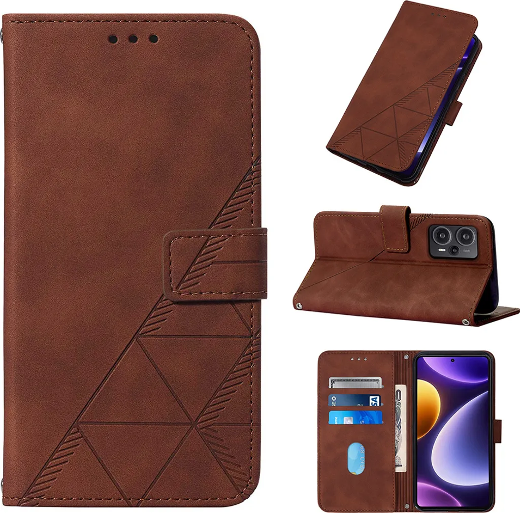 Cadorabo Custodia Flip Per OnePlus 2 In Pelle Finta Bruno Caffè - Chiusura Magnetica E Supporto, Cover Wallet Book - 3