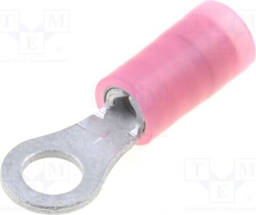 5x Ringkabelschuh verzinnt 0,5÷1mm2 M3,5 isoliert Kupfer 19324-0003 Isolierte Kon