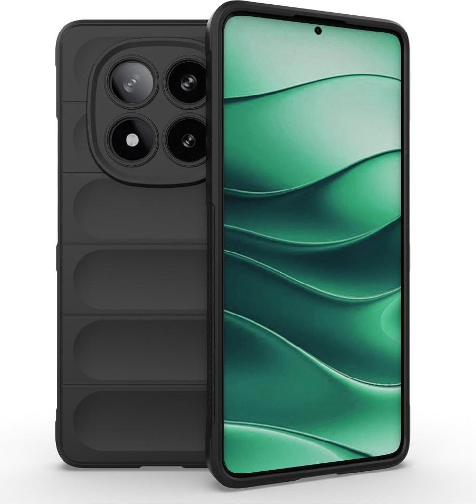 Xiaomi Redmi Note 14 Pro 5G / Poco X7 Hülle - Coverup Hands-On Rugged Back Cover - Schwarz