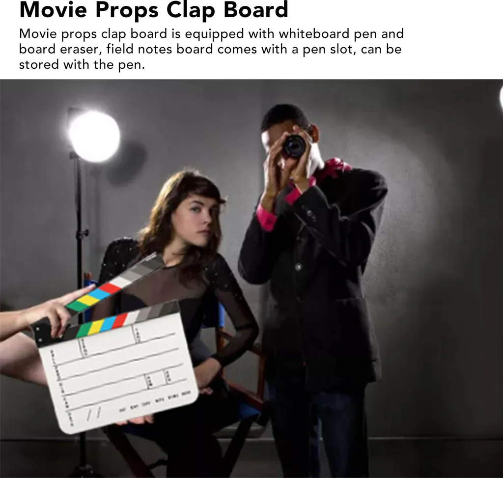 Clap de Cinéma Pro pour synchronisation audio parfaite et montage facile