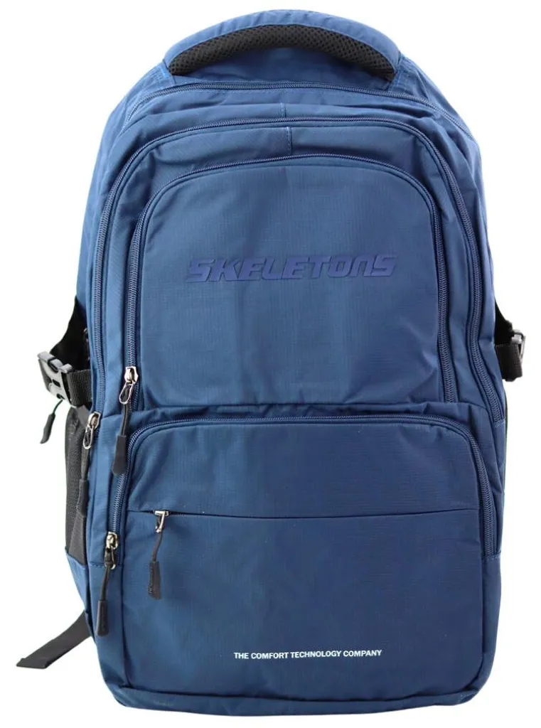 Sac à dos multi-poches 35L bleu marine pour ordinateur et documents - 2