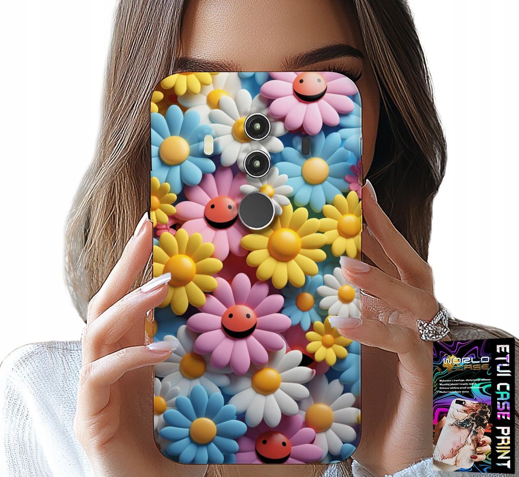 Etui Für Huawei Mate 10 Pro - Bunte Blumen, Gänseblümchen Etui