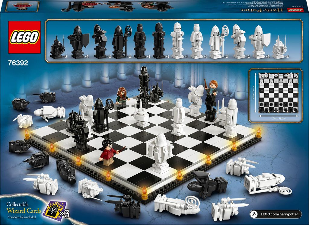 LEGO 76392 Harry Potter Hogwarts Zauberschach Brettspiel, Produktbild 9