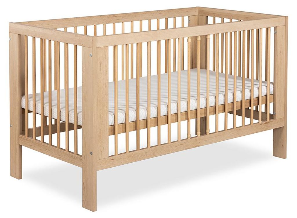 Łóżeczko dziecięce tapczanik OLIVIA 140x70 buk Zdjęcie produktu 