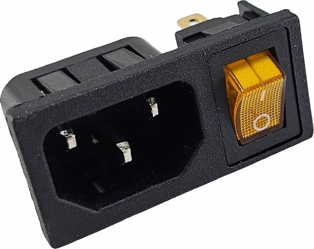 Zástrčka pre studené zariadenia C-14 10 A/250 V, s Obrázok produktu 