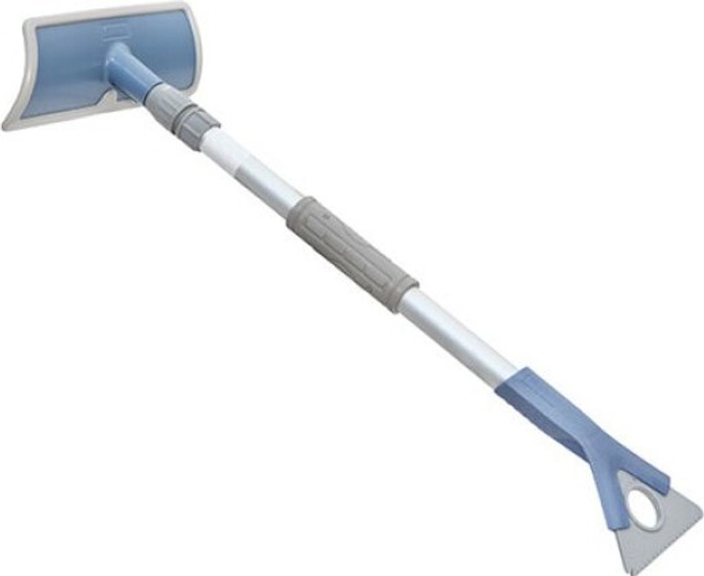 Kungs Schneeschieber mit Teleskopstiel und Eiskratzer Produktbild 