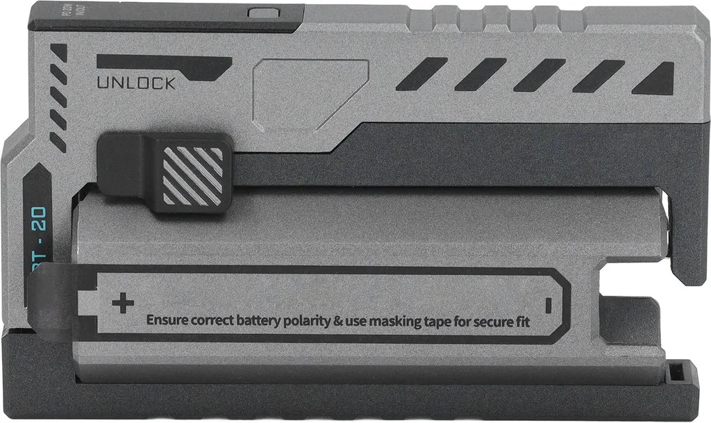 Chargeur de batterie portatif 10000mAh - Boîtier mobile USB-C noir