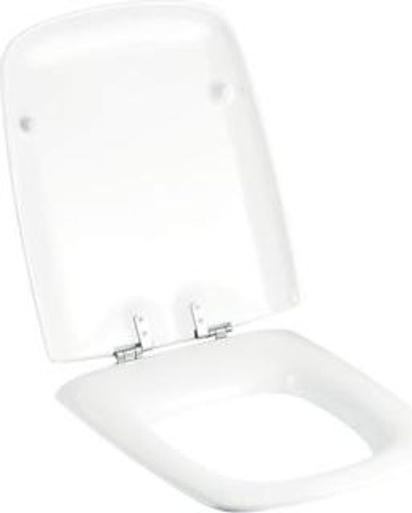 Geberit WC-Sitz Cavelle weiß, mit Deckel, Scharniere Produktbild 