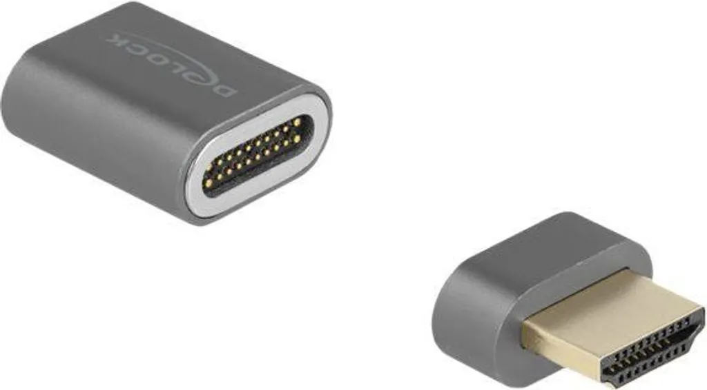 Adattatore HDMI 8K 60Hz Delock Magnetico - Protezione Porta Ultra HD