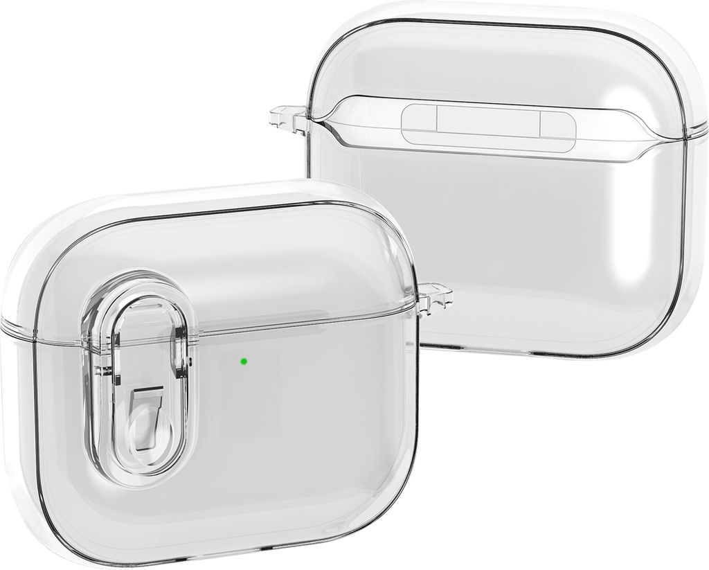 Mobigear Crystal Clip Apple AirPods 4 Hardcase Hülle - Transparent