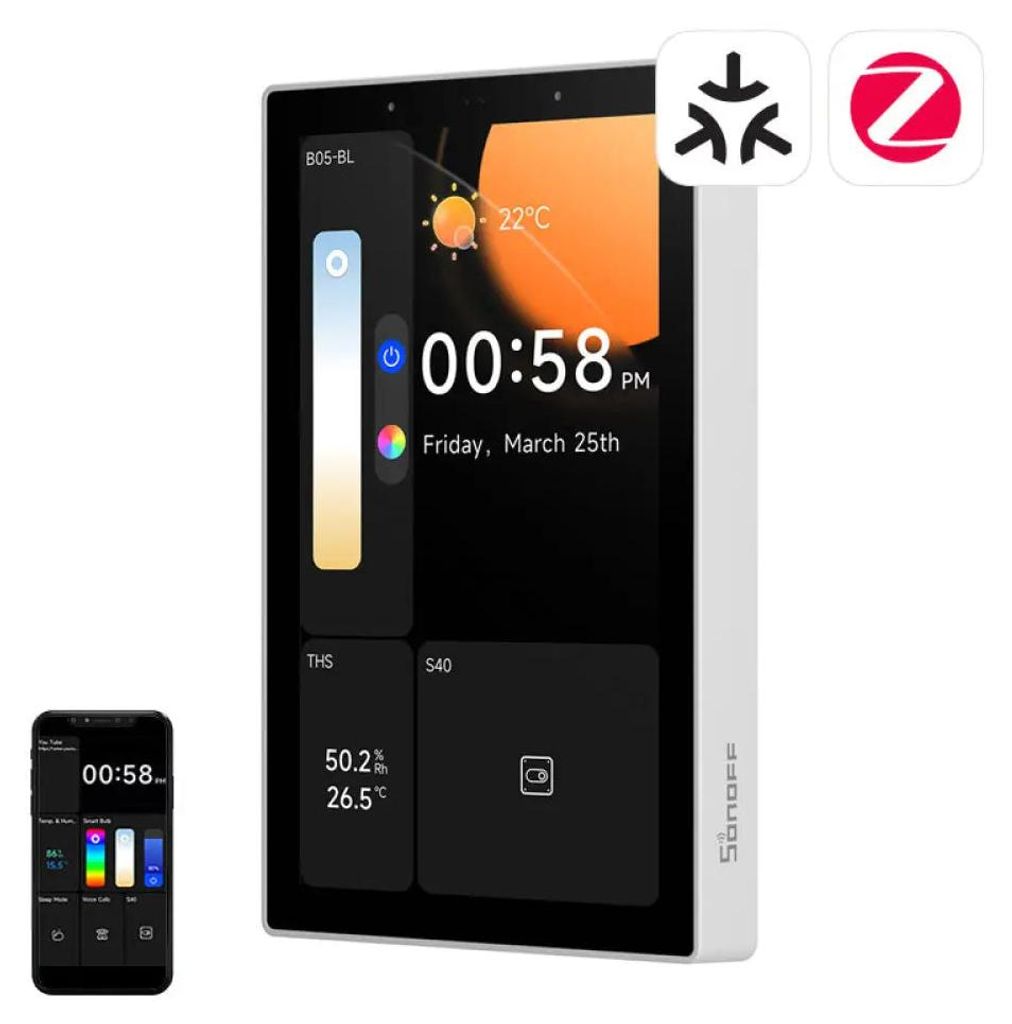 Wifi/Bluetooth/Zigbee Bedienfeld Matter Sonoff Nspanel Pro Produktbild 