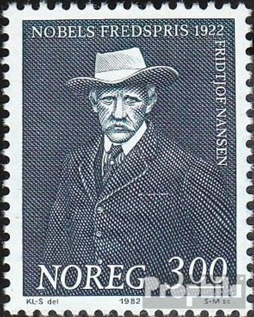 Briefmarken Norwegen 1982 Mi 874 (kompl.Ausg.) postfrisch Friedensnobelpreis