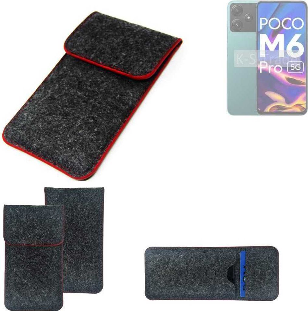 K-S-Trade Handy Schutz Hülle kompatibel mit POCO M6 Pro 5G Produktbild 