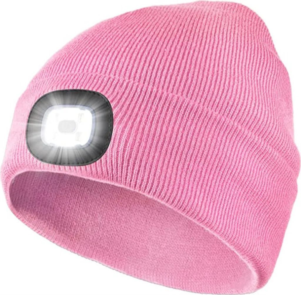 LED Mütze mit Licht, Beleuchtete Mütze Aufladbar USB für Produktbild 1