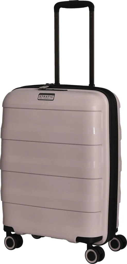 Valise cabine Stratic Straw + EXP TSA Rose 55cm extensible rigide - 10