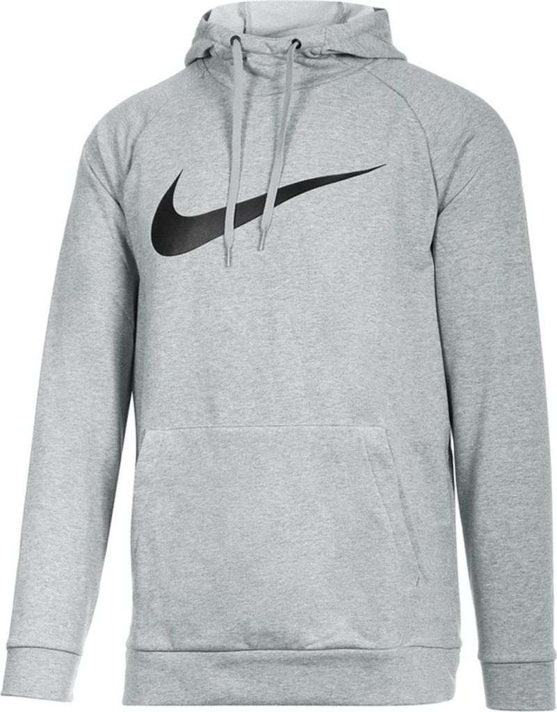 Nike M Nk Dry Hoodie Po Swoosh Dk Grey Heather/Black M