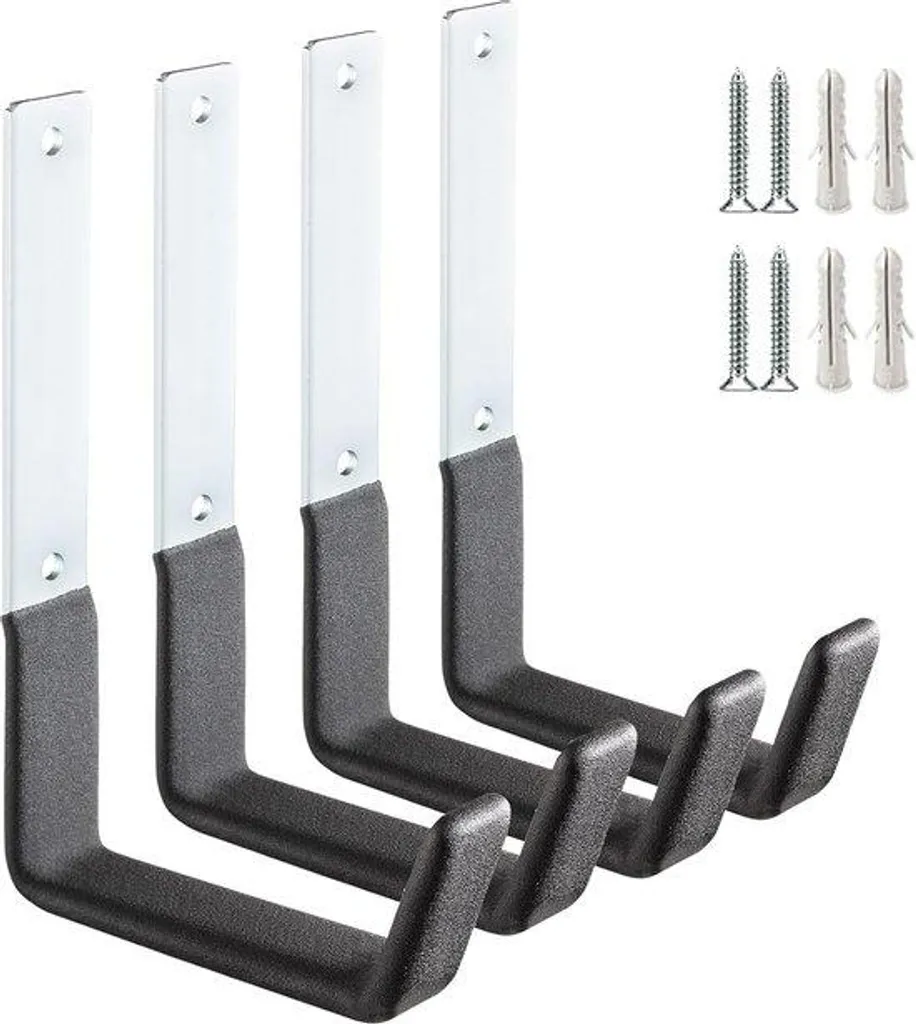 Crochets de Rangement Acier Inox Longue Durée, Charge Lourde Garage