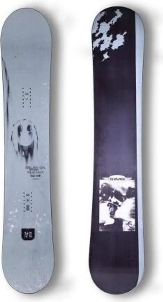 Snowboard SIMS BOWL SQUAD PRO 155 gris – Planche freestyle Twin