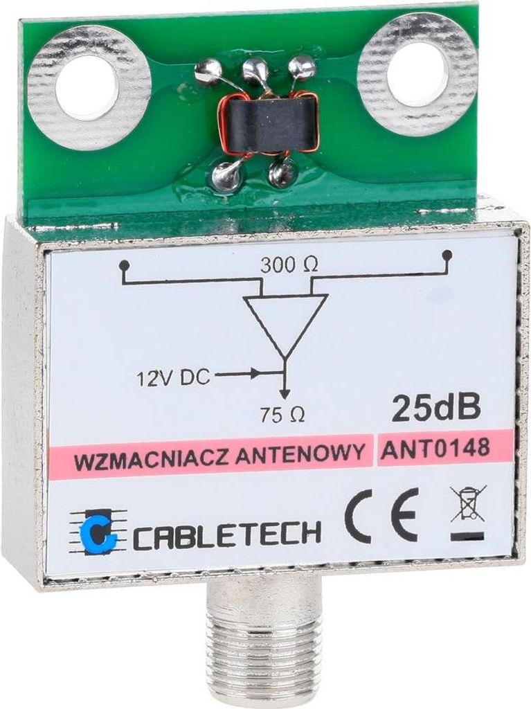 25 dB abgeschirmter Antennenverstärker zur Optimierung des Fernsehempfangs