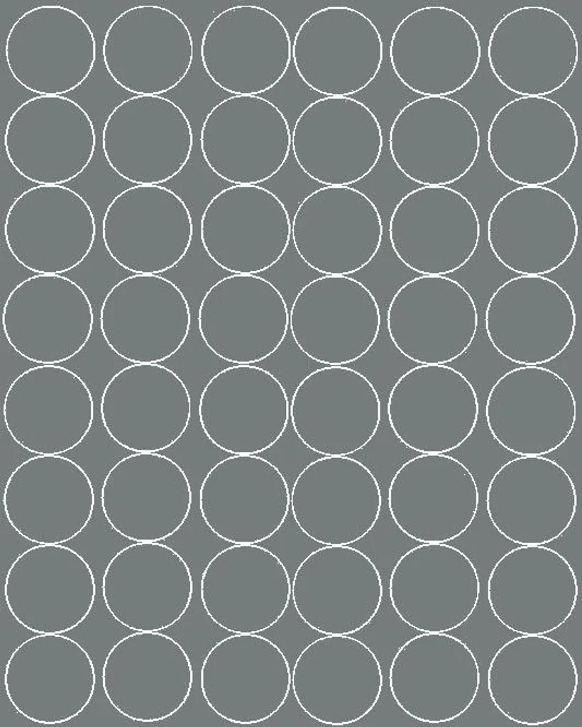 Autocollants ronds 6 cm gris - Étiquettes pour fermeture colis et bocaux