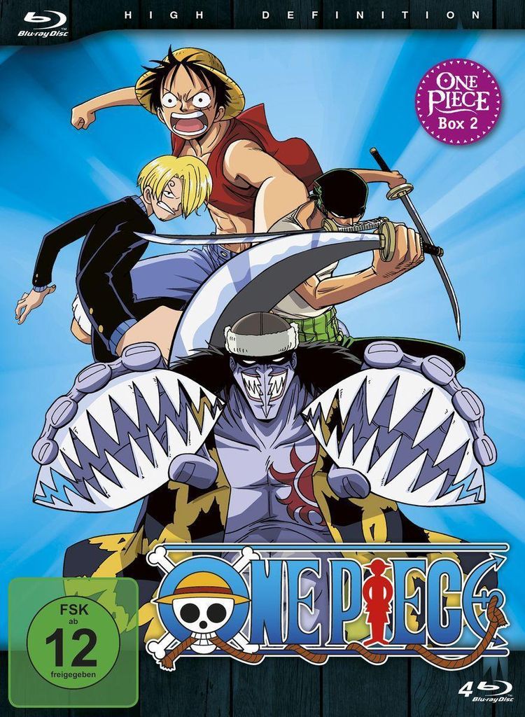 One Piece BOX #2 (BR) TV-Serie 4Disc Min: 775/DD/WS