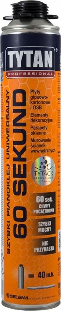 Tytan Schaumklebstoff Universalpistole 60 Sekunden 750Ml - Produktbild 