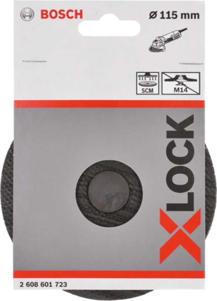 Supporto SCM X-LOCK 115 mm con Perno Centrale Professionale - 4