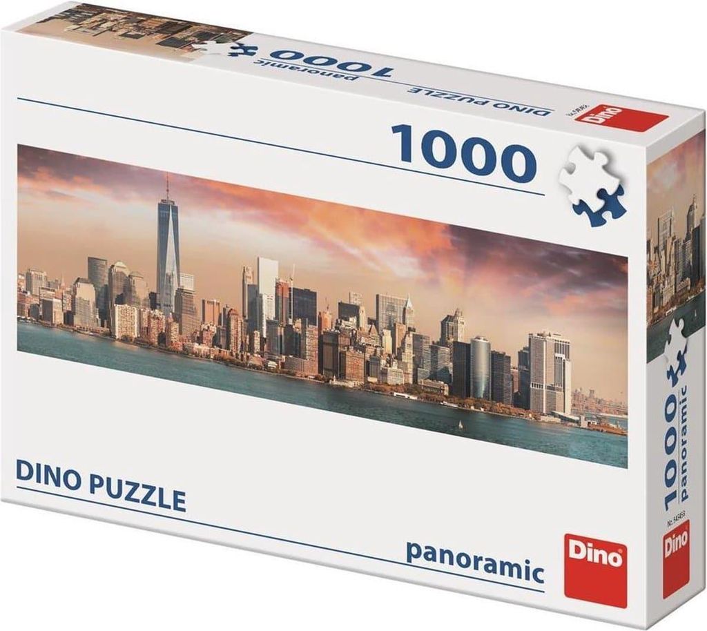 Dino Panorama-Puzzle 1000 Teile Manhattan in der Abenddämmerung