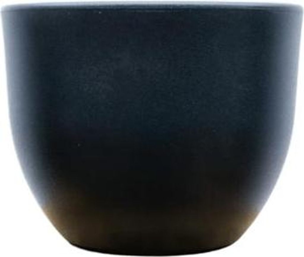 Topf Eggy Anthrazit – D55 x H43 – Moderner Pflanzkübel in Eiform – Eleganter Blumentopf für Innen- und Außenbereiche – Stilvolle Dekorat...