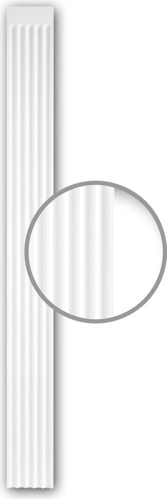 PROFHOME 122030 Pilaster Schaft Zierelement Flachsäule Produktbild 