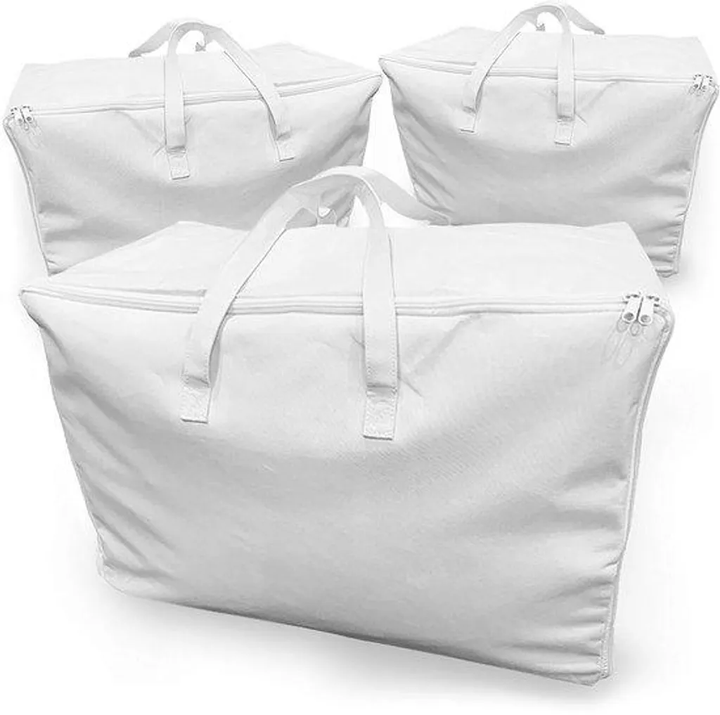 Sac de lavage pour linge délicat en coton, lot de 3 avec motifs papillon