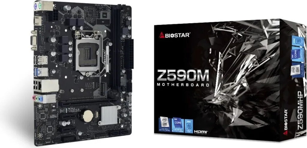 Biostar Z590 VALKYRIE Carte Mère Intel LGA 1200 DDR4 ATX Hautes Performances