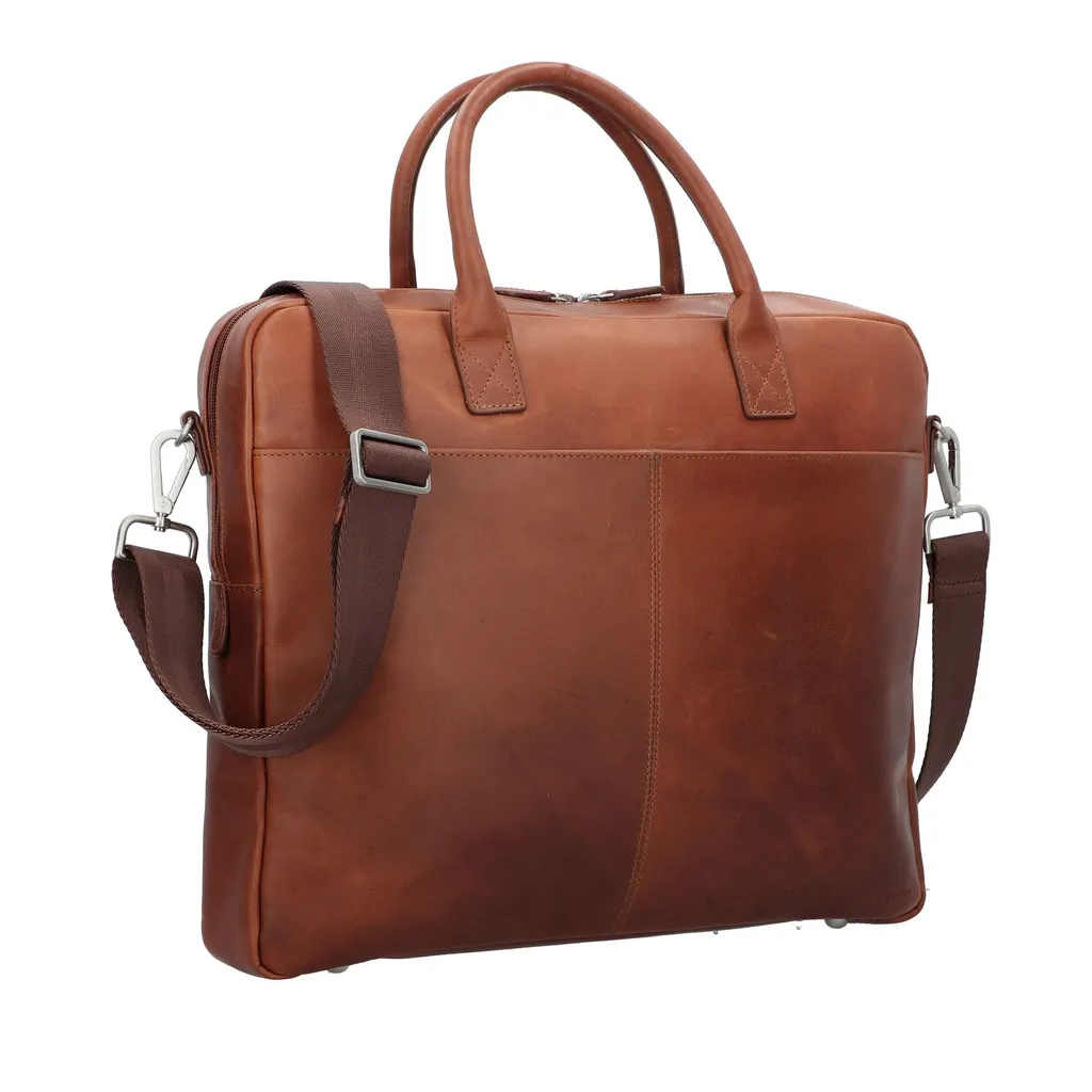 Sacoche ordinateur Esquire Dallas Briefcase brun pour cadre et expert