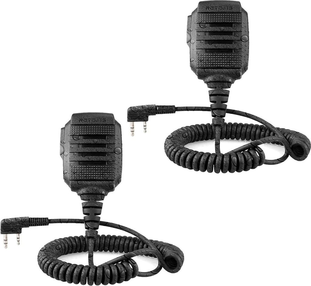 Retevis RS114 rádiový reproduktor ručný mikrofón 2 pin IP54 Obrázok produktu 