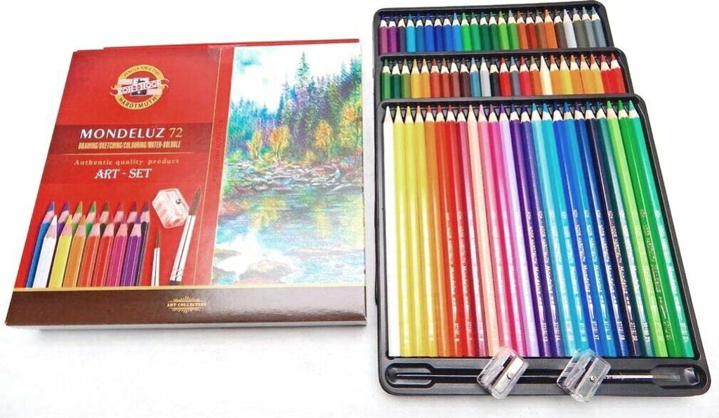 Kredki akwarelowe KOH-I-NOOR Mondeluz 3714 - 72 sztuki Zdjęcie produktu 