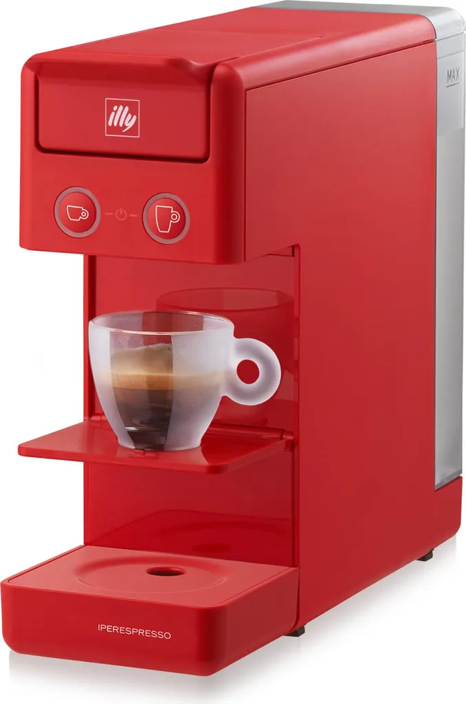 Machine à café compacte Illy Y3.3 Rouge idéale pour petits espaces