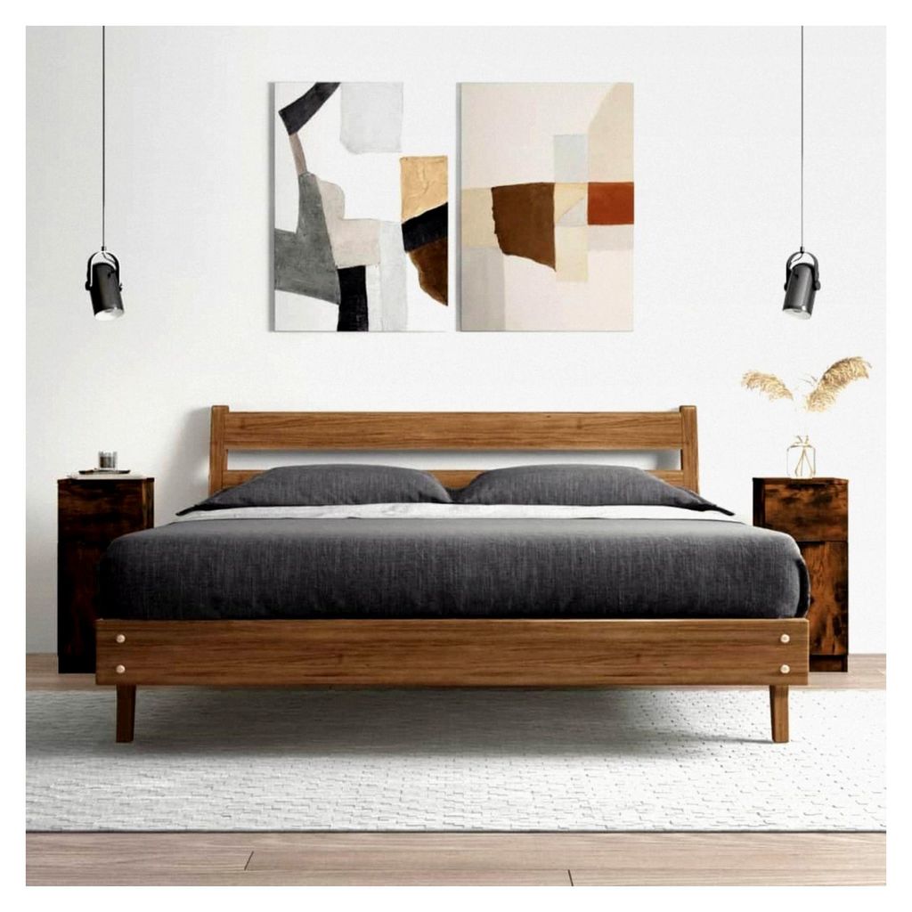 Sideboard aus Räuchereiche 30x30x70 cm
