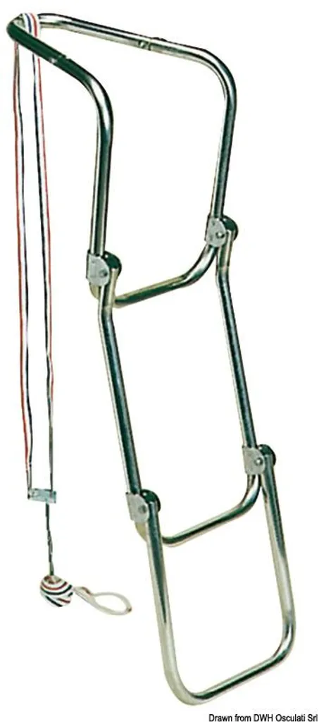 Échelle de remontée facile pour bateau pneumatique 880 mm anti-glisse