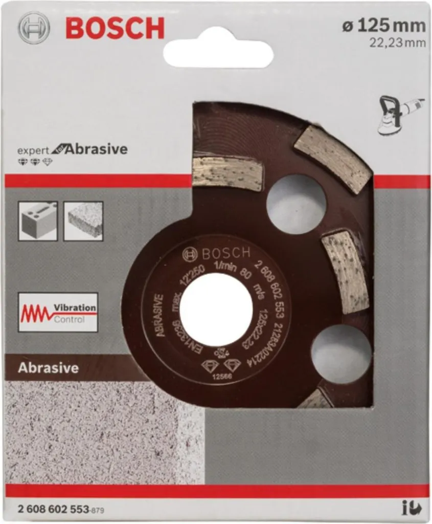 Offerta Bosch 2608602553 Mola a Tazza Expert per Materiali Abrasivi 125mm - 6