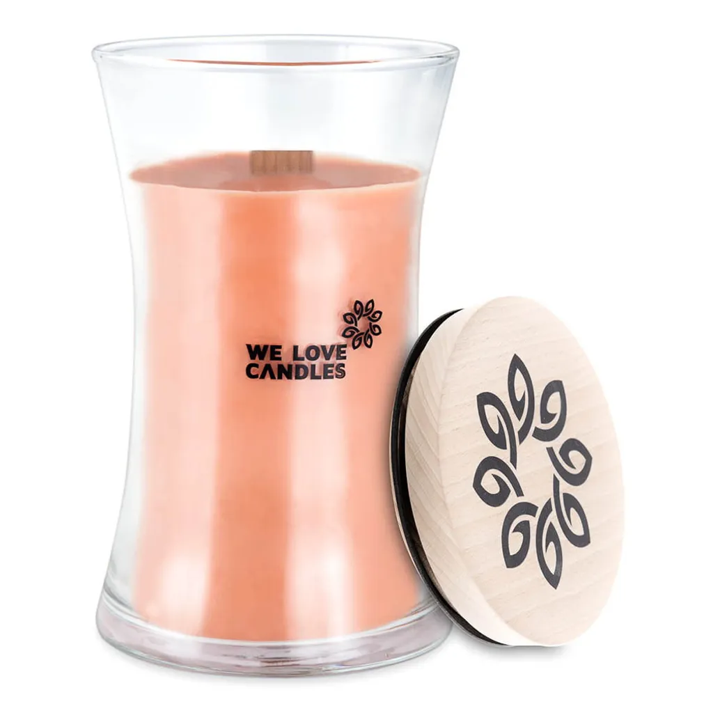 Bougie parfumée Basic Rhubarbe & Lys Taille L 700g pour votre intérieur