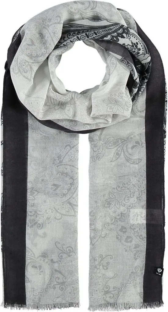 Sciarpa FRAAS Bianco Multicolore in Poliestere | Look Trendy 2026