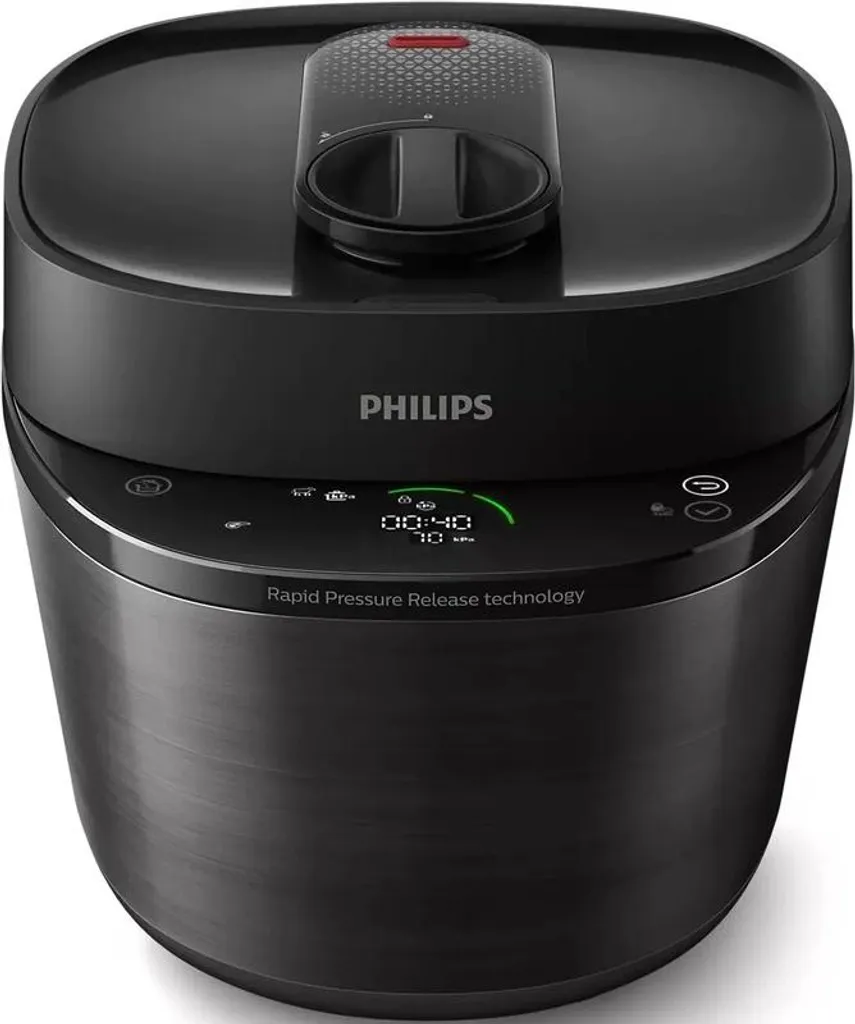 Multicuiseur Philips 5L Noir - Préparez Facilement Vos Repas Quotidiens
