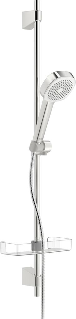 HANSA HANSABASICJET Style Wandstangen-Brausenset, Wandmontage, 1-strahlig, 920 mm, chrom, 44790111