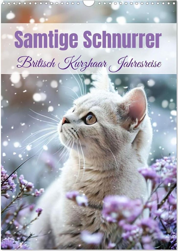 Samtige Schnurrer (Wandkalender 2026 DIN A3 hoch), CALVENDO Monatskalender