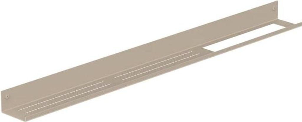 Badezimmerregal modernes Design mit Handtuchhalterung Schwarz/Weiß/Grau Größenvarianten, Farbe:Grau, Ausführung:Rechts, Größe:Large