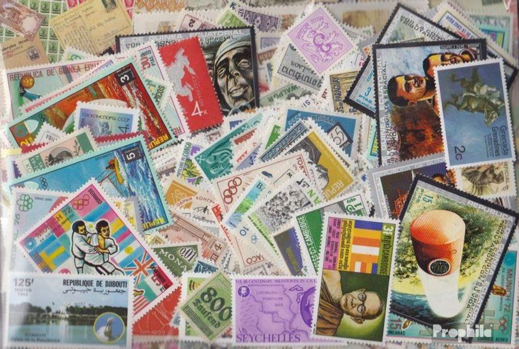 Briefmarken Alle Welt 500 verschiedene Marken postfrisch